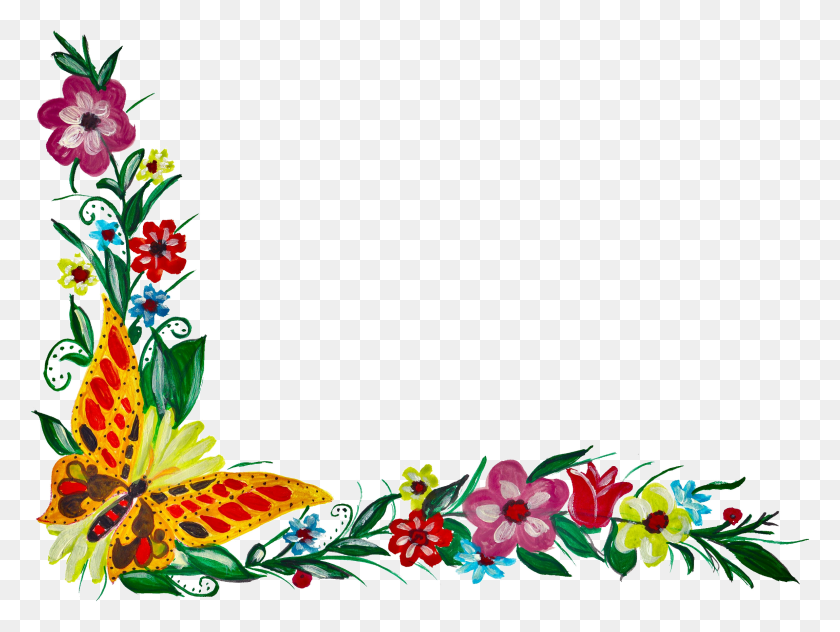 2299x1687 Freee Flor, Gráficos, Diseño Floral Hd Png