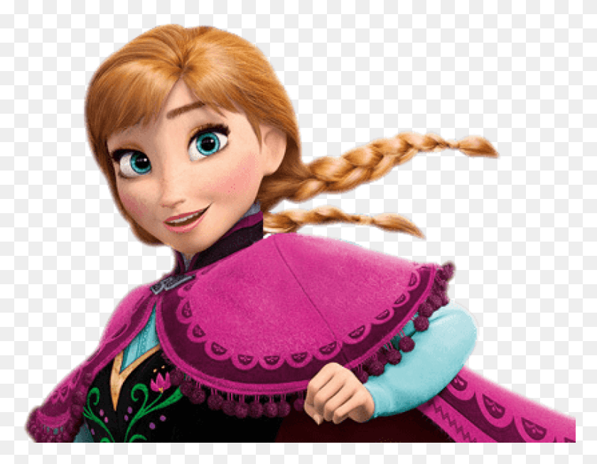 851x648 Free Frozen Anna Elsa Images Background Anna From Frozen, Doll, Toy, Person HD PNG Download