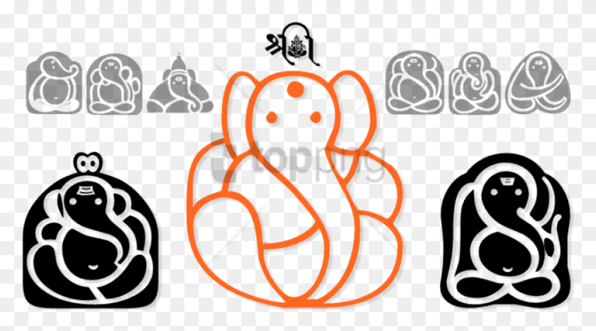 850x444 Free Ganesh Symbol Fonts Free Image With Transparent Ganesh Symbol Fonts Free, Dynamite, Bomb, Weapon HD PNG Download