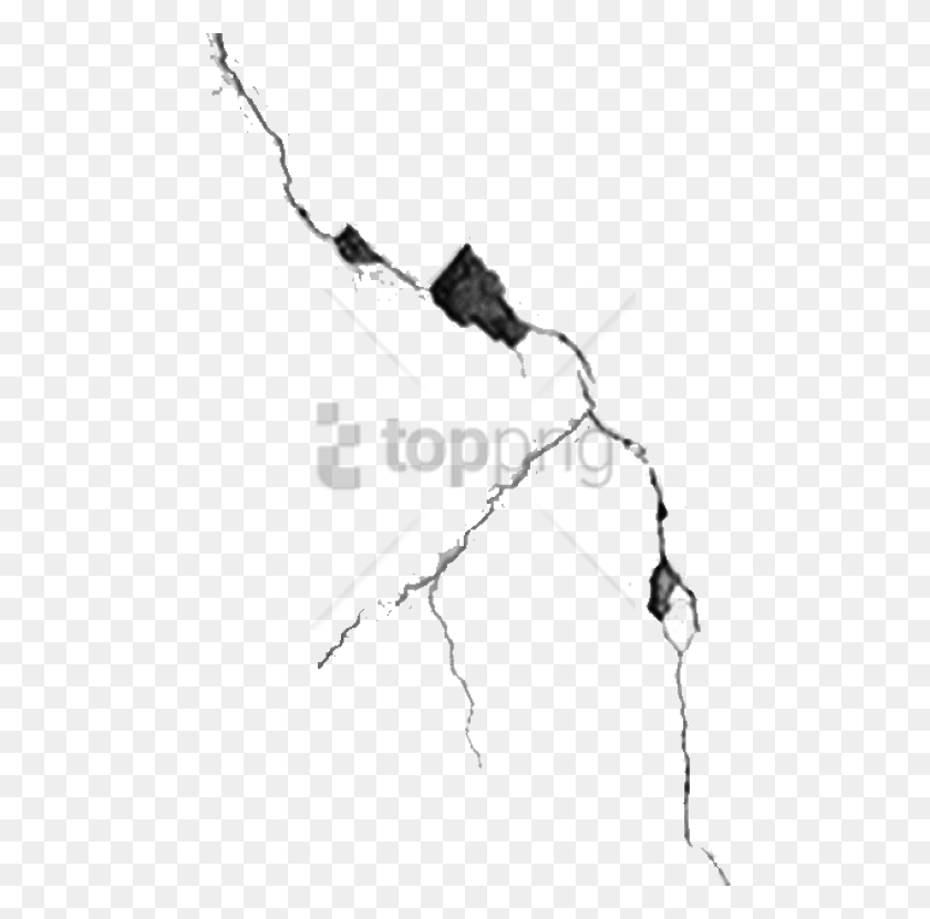 480x770 Free Glass Crack Transparent Image With Transparent Map, Text, Bow, Bird HD PNG Download