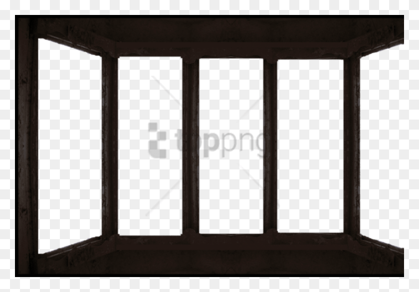 850x574 Free Glass Frame Transparent Image With Black Window Transparent Background, Picture Window, Text, Door HD PNG Download
