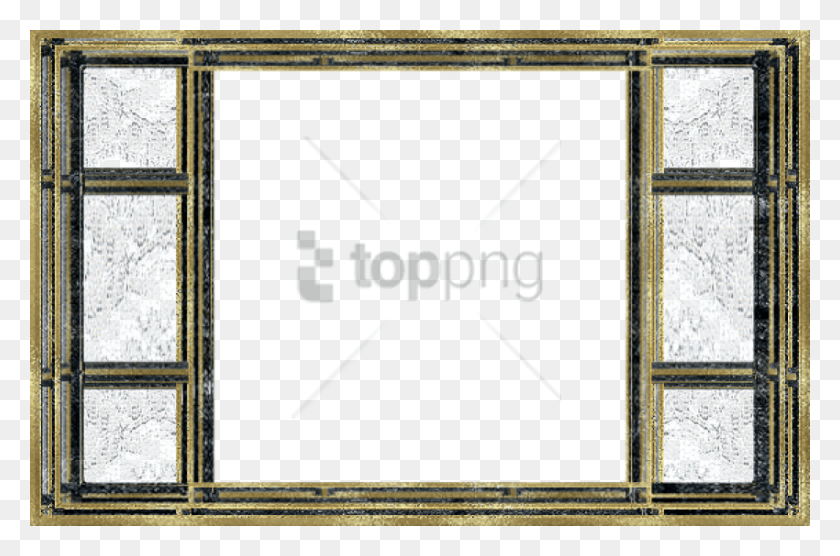 850x541 Free Glass Frame Transparent Image With Frame Windows, Text, Screen, Electronics HD PNG Download