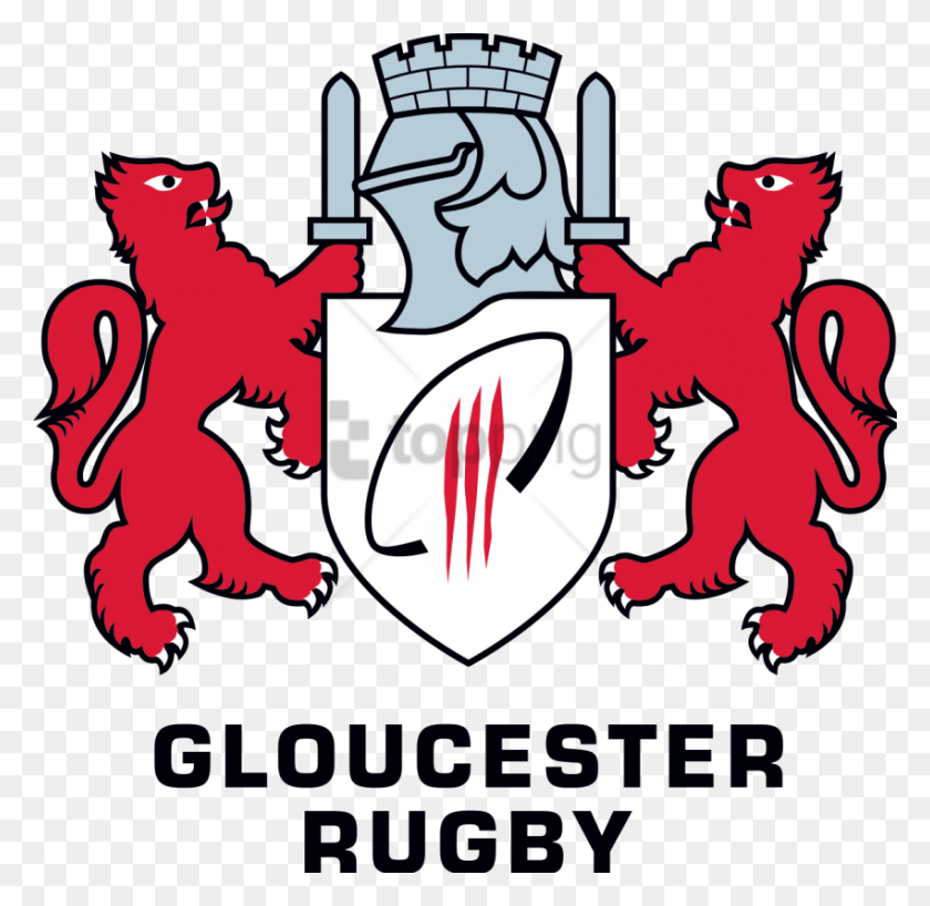 850x827 Descargar Png Gloucester Rugby Logo, Gloucester Rugby Club Png