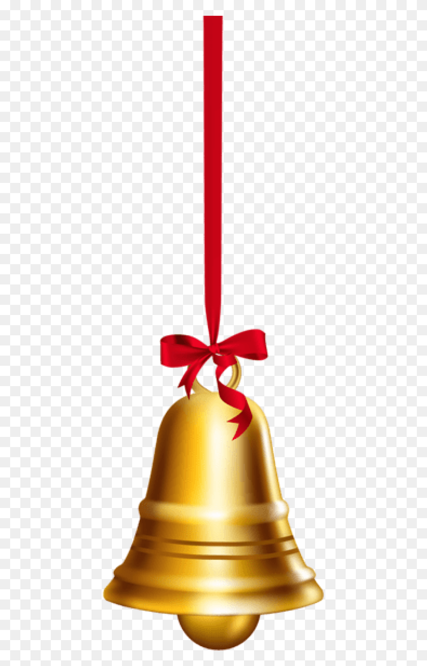 438x1251 Free Gold Bell Mandir Bell, Lamp, Food, Plant HD PNG Download