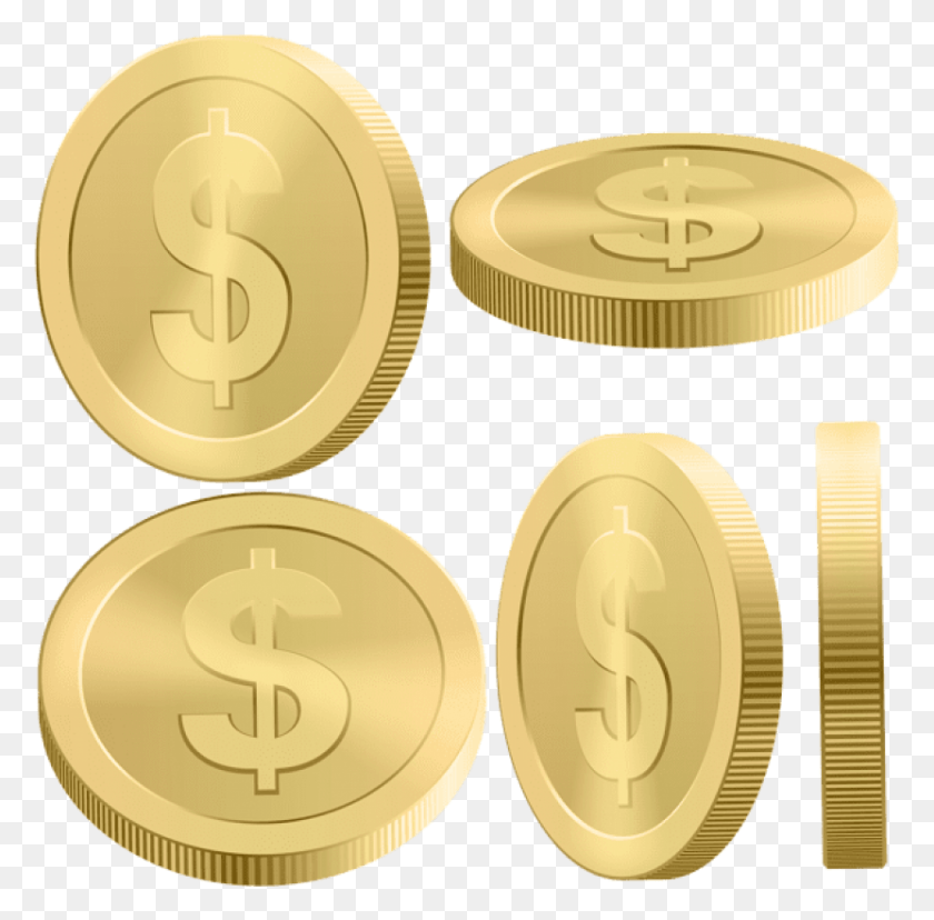 831x819 Free Gold Coins Images Transparent, Money, Coin HD PNG Download