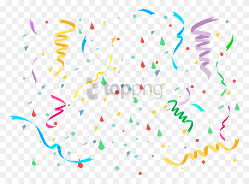 819x590 Free Gold Confetti Image With Transparent Transparent Background Birthday Cake, Paper HD PNG Download