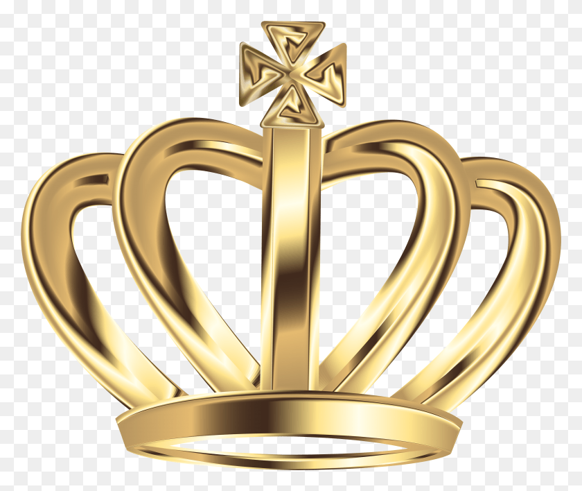 4919x4090 Free Gold Deco Crown Clipart Photo Gold Kings Crown HD PNG Download