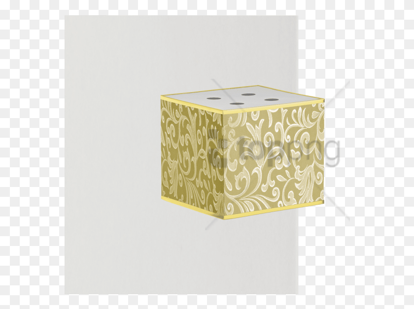 580x568 Free Gold Dice Image With Transparent Background Lampshade, Box, Table, Furniture HD PNG Download