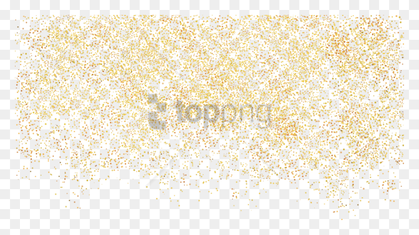 850x449 Free Gold Glitter Image With Transparent Pattern, Confetti, Paper, Text HD PNG Download