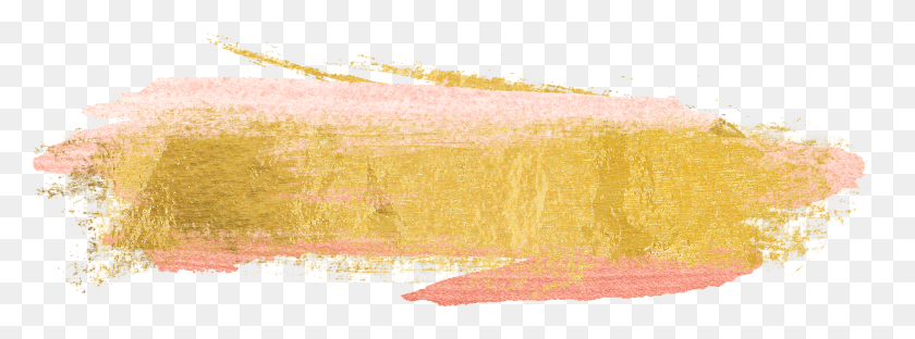 2045x662 Free Gold Paint Brush Gold Brush Stroke, Rug, Modern Art HD PNG Download