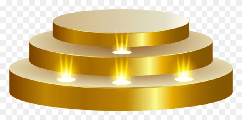 845x389 Free Gold Podium Stage Transparent Clipart Podium, Lamp, Lampshade, Ceiling Light HD PNG Download