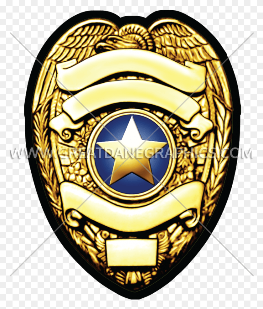 826x982 Free Gold Police Badge Insignia De Policía Png Clipart, Logotipo, Símbolo, Marca Registrada Hd Png