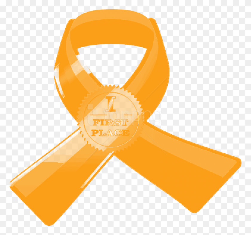 843x785 Free Gold Ribbon Award Image With Transparent, Hammer, Tool, Clothing HD PNG Download