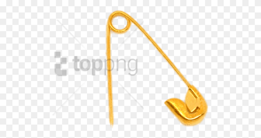 503x383 Free Gold Safety Pin Images Background Fish Hook, Utility Pole HD PNG Download