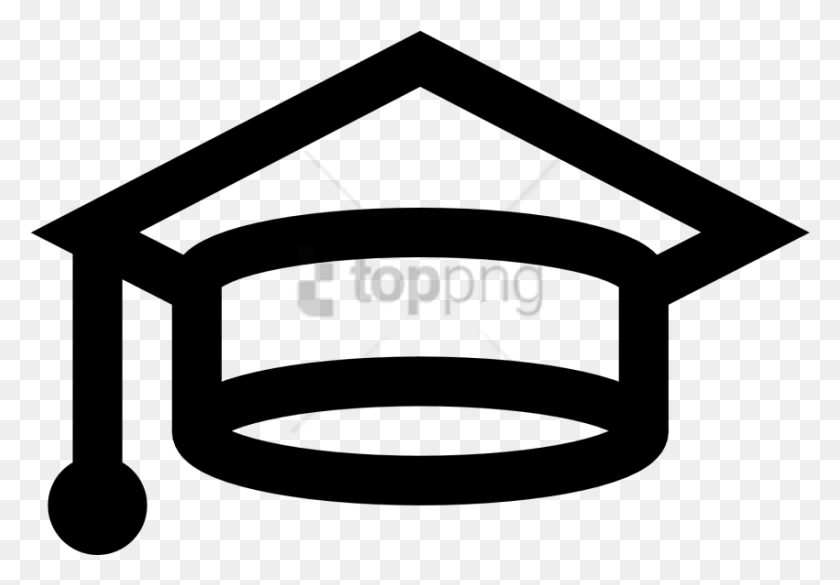 850x573 Free Graduation Hat Icon Icon, Goggles, Accessories, Accessory HD PNG Download