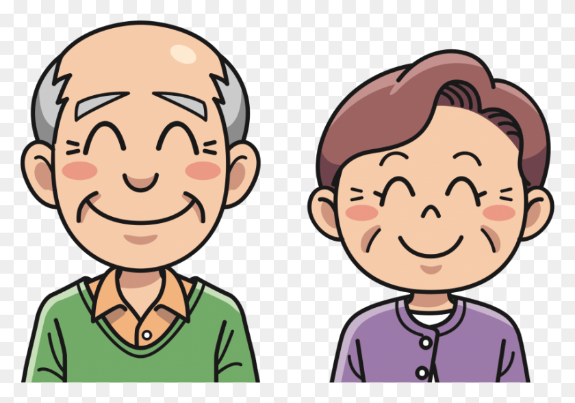 850x577 Free Grandma And Grandpa Images Background Transparent Background Grandma, Face, Head, Crowd HD PNG Download