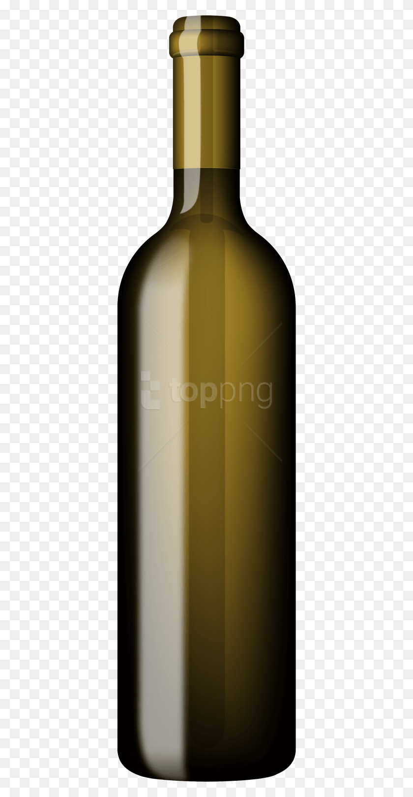 365x1559 Зеленая Бутылка Вина Клипарт 3 Листа К Ветру Вино, Напиток, Напиток, Алкоголь Png Скачать