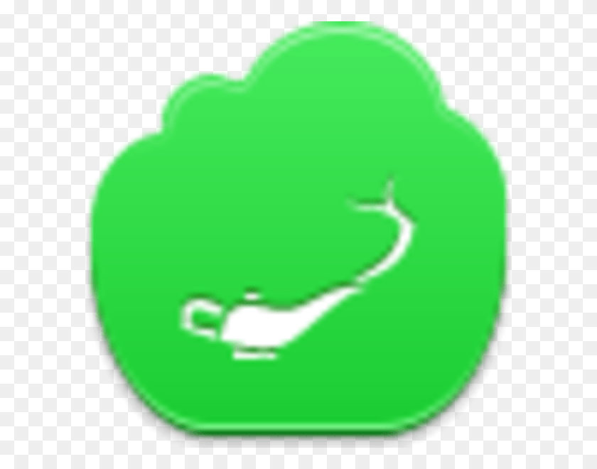 600x600 Free Green Cloud Aladdin Lamp Image, Label, Text, Symbol HD PNG Download