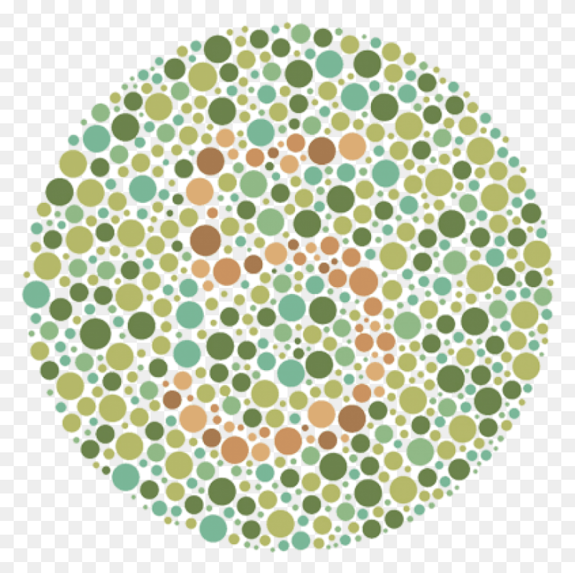 850x846 Free Green Color Blind Test Images Colour Blindness Test New, Rug HD PNG Download