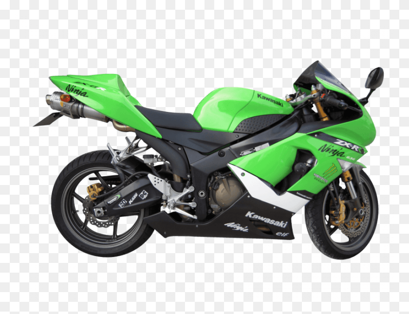 850x638 Descargar Png / Motocicleta Kawasaki Verde, Ninja, Vehículo, Transporte, Máquina Hd Png