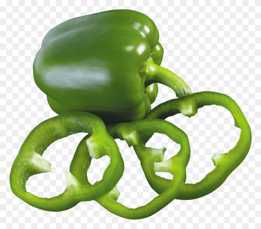 850x741 Free Green Pepper Images Transparent Green Pepper Transparent Background, Plant, Vegetable, Food HD PNG Download