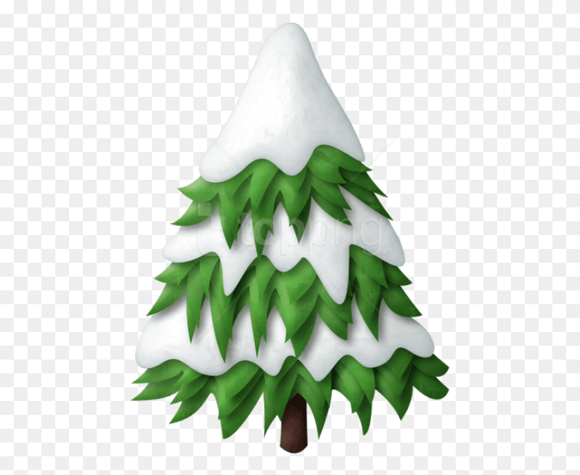 465x627 Free Green Snowy Christmas Tree Snowy Christmas Tree, Plant, Tree, Ornament HD PNG Download