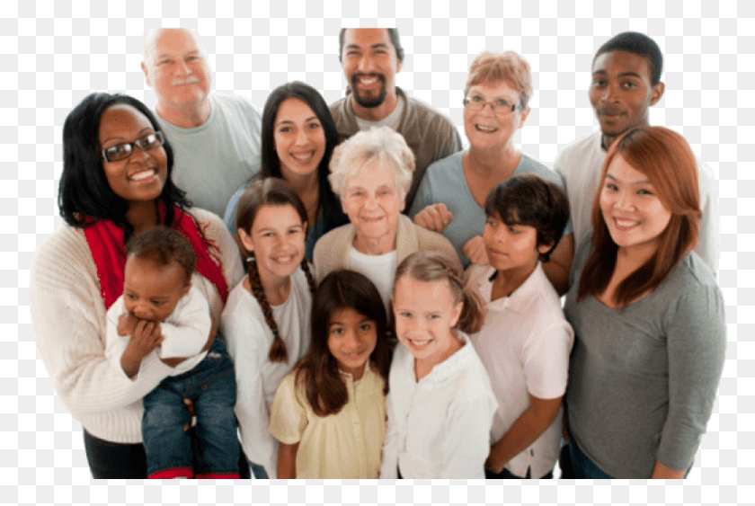 850x549 Free Groups Of Smiling People Images Multiracial Group Of People, Person, Human, Family HD PNG Download