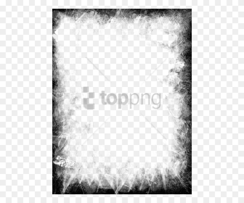 480x640 Free Grunge Black Frame Image With Transparent Black Paint Frame, Poster, Advertisement HD PNG Download