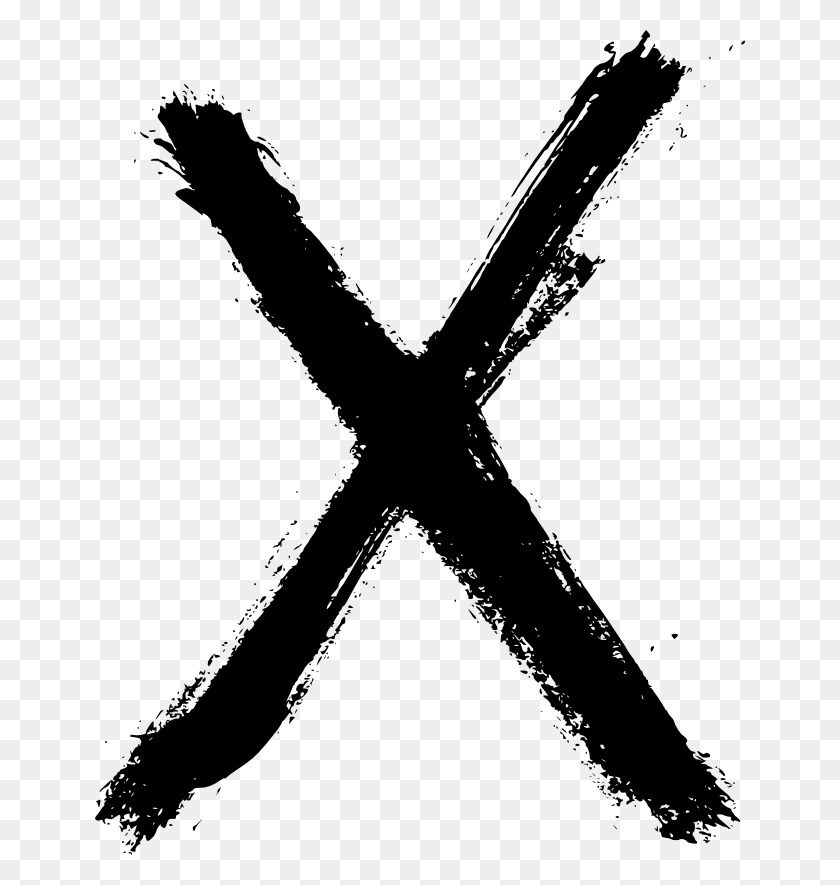 650x825 Free Grunge X, Stencil, Text HD PNG Download