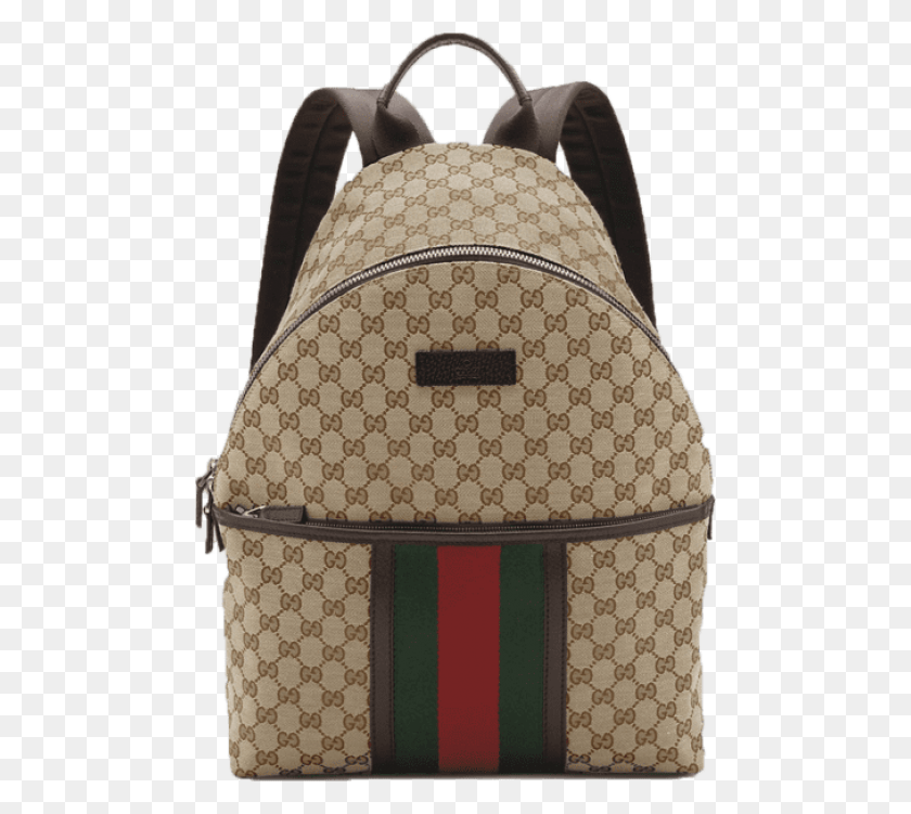 480x691 Free Gucci Original Gg Canvas Backpack Brown Gucci Backpack, Bag, Lamp, Handbag HD PNG Download