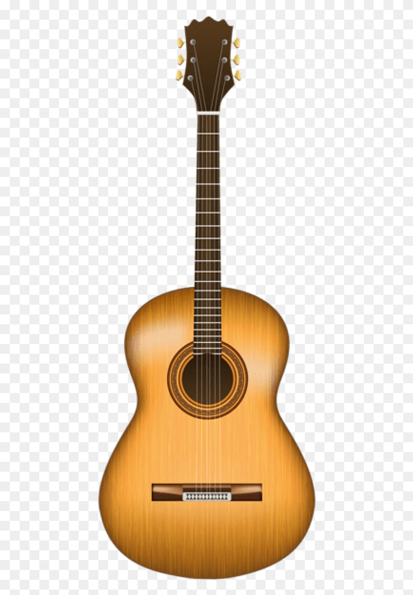 445x1151 Free Guitar Images Transparent Acoustic Guitar Vector, Leisure Activities, Musical Instrument, Bass Guitar HD PNG Download