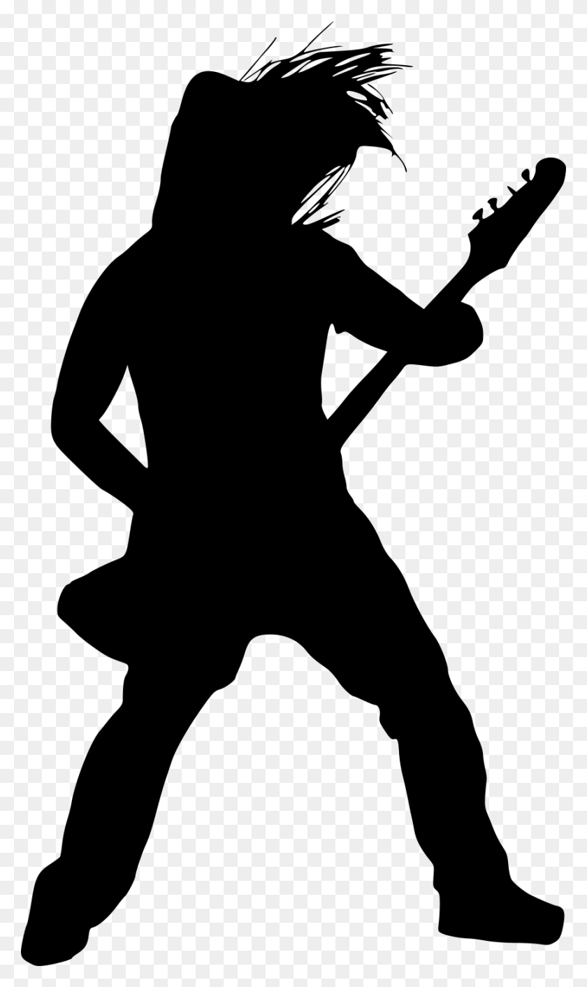 865x1500 Free Guitar Player Silhouette, Gray, World Of Warcraft HD PNG Download