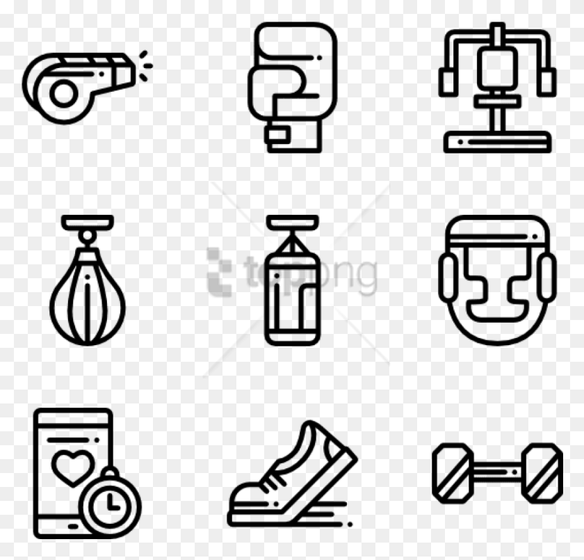 850x812 Free Gym Equipment 50 Icons Witchcraft Icons, Text, Label, Alphabet HD PNG Download