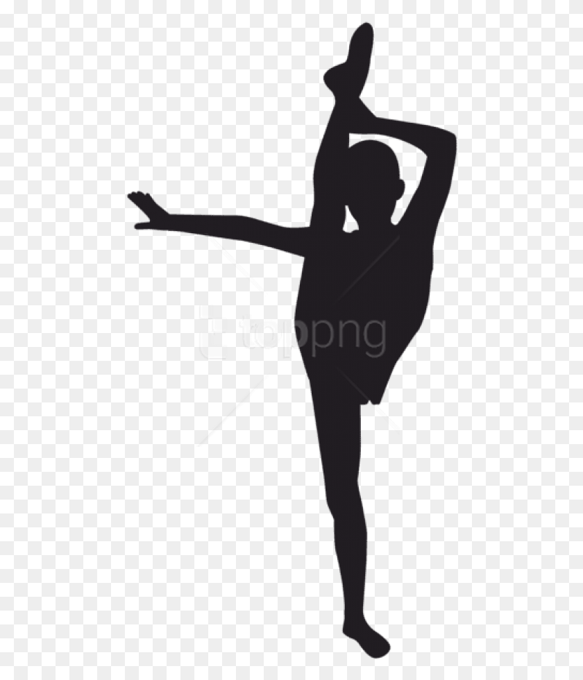 478x920 Free Gymnast Silhouette Gymnastics Clipart Transparent Background, Ninja, Duel HD PNG Download