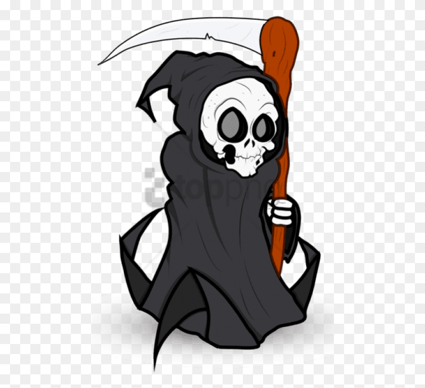 480x707 Free Halloween Grim Reaper Image With Transparent Clipart Grim Reaper, Helmet, Clothing, Apparel HD PNG Download