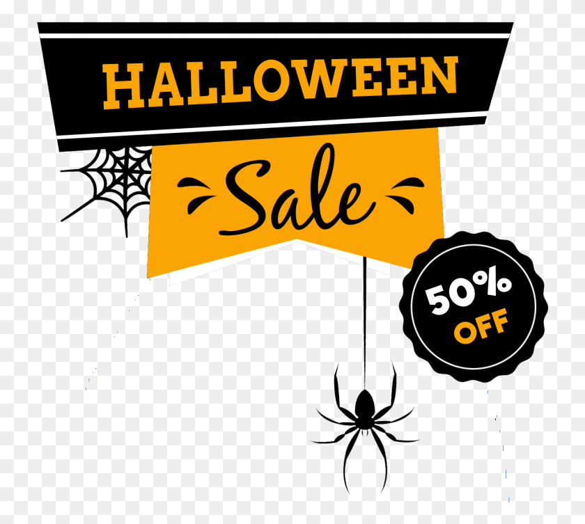 736x693 Free Halloween Party Invitations Widow Spider, Text, Label, Alphabet HD PNG Download