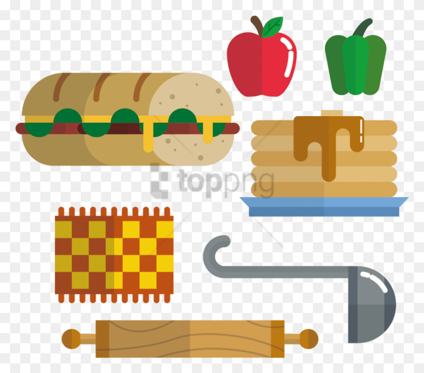 850x740 Free Hamburger Kitchen Utensil Food Food And Kitchen Tools, Text, Weapon, Weaponry HD PNG Download