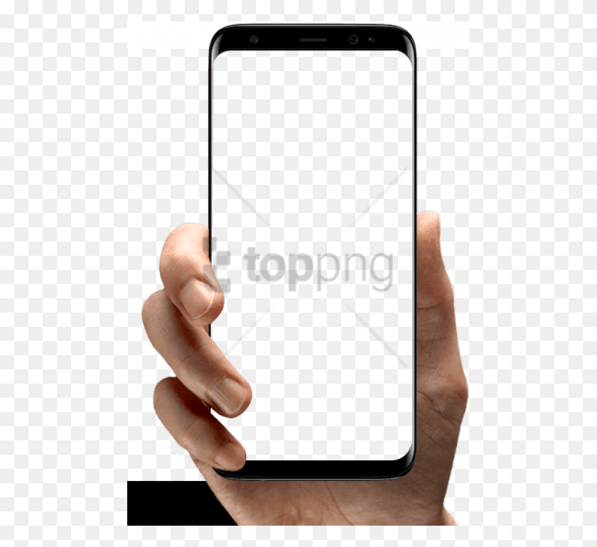 481x710 Free Hand Holding Phone Image With Transparent Hand Holding Phone, Person, Human, Electronics HD PNG Download