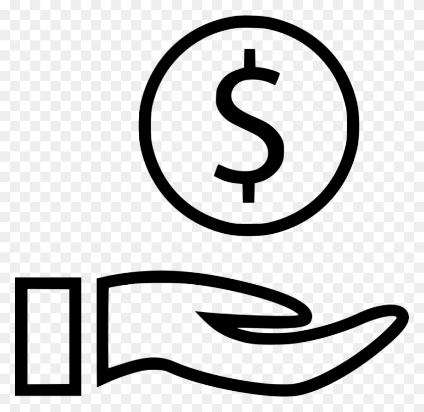 850x824 Free Hand With Dollar Sign Images Hand Dollar Sign, Text, Number, Symbol HD PNG Download