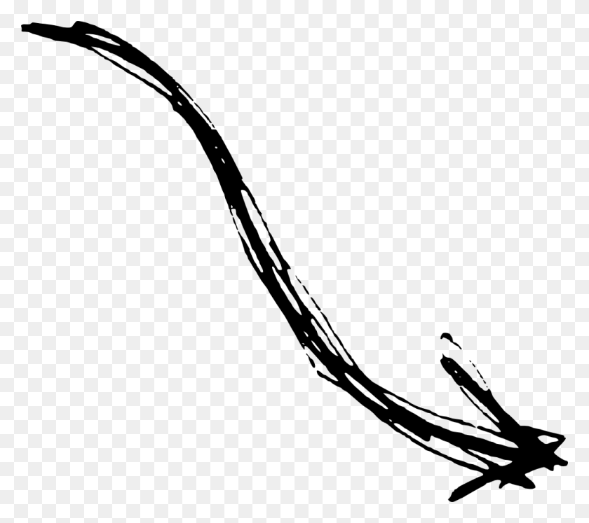 1024x903 Free Handwritten Arrow Transparent Background, Hook, Claw HD PNG Download