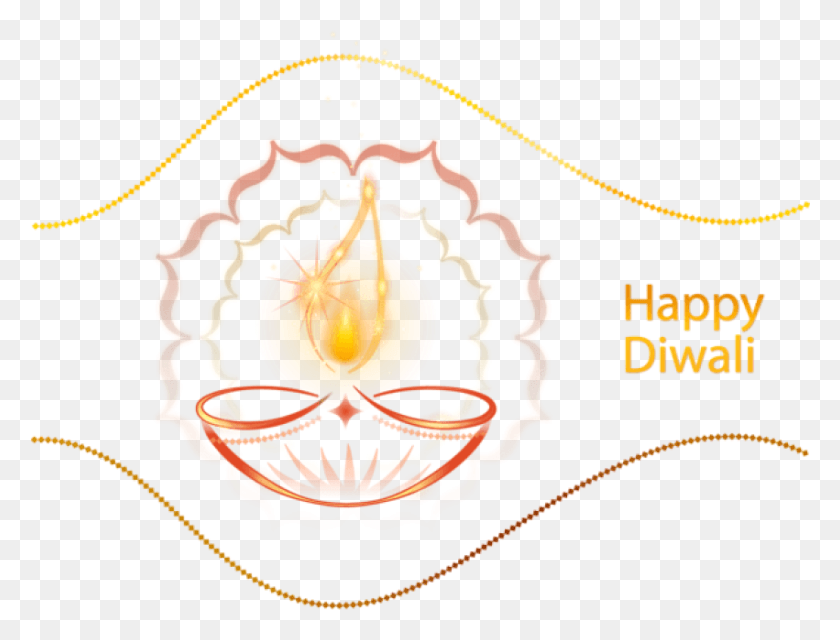 851x633 Happy Diwali Candle Decoration Clipart Happy Diwali Background, Label, Text, Beverage Hd Png Download