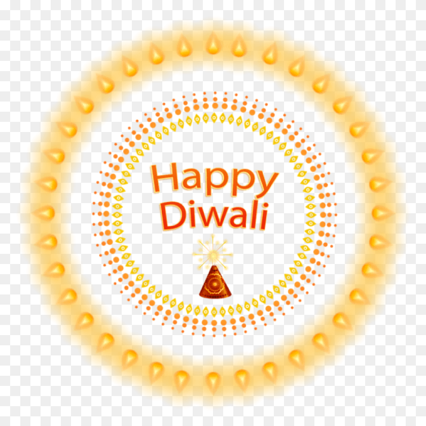 799x798 Free Happy Diwali Decoration Clipart Happy Diwali Text, Logo, Symbol, Trademark HD PNG Download