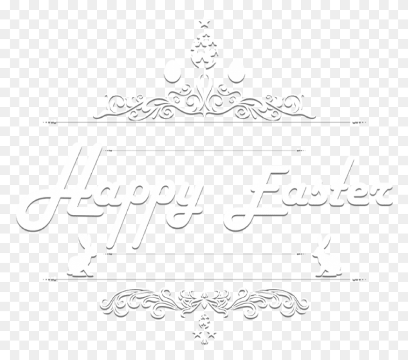 834x728 Free Happy Easter Text Images Transparent Illustration, Accessories, Accessory, Jewelry HD PNG Download
