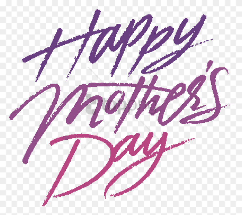 850x750 Free Happy Mother S Dayfree S That You Happy Mother Day Прозрачный Фон, Текст, Почерк, Лук Png Скачать