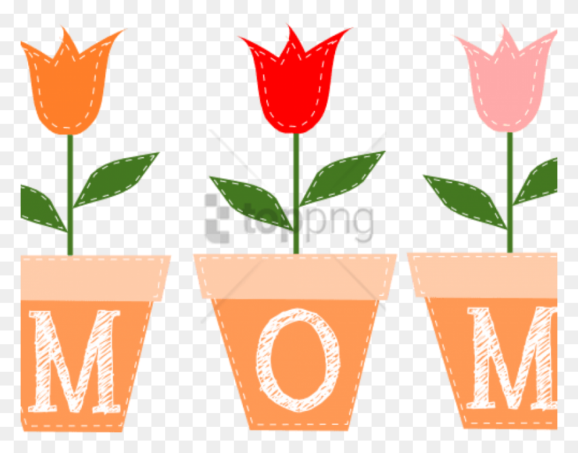 850x652 Descargar Png Feliz Día De La Madre, Flores Png