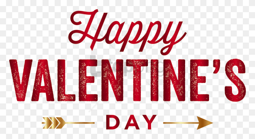 850x433 Free Happy Valentine Day Images Transparent Happy Valentines Day Transparent, Text, Label, Alphabet HD PNG Download