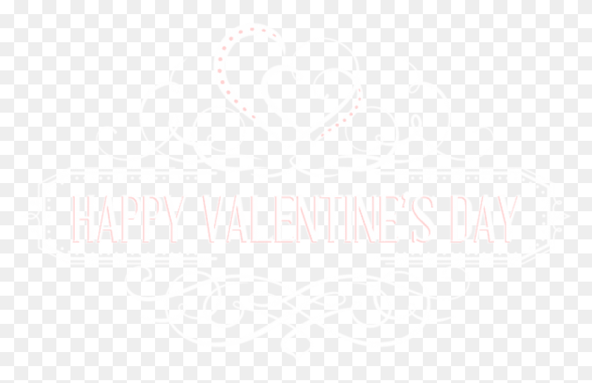 843x524 Descargar Png Feliz Día De San Valentín Imágenes De Texto Feliz Día De San Valentín Negro, Accesorios, Accesorio, Joyería Hd Png