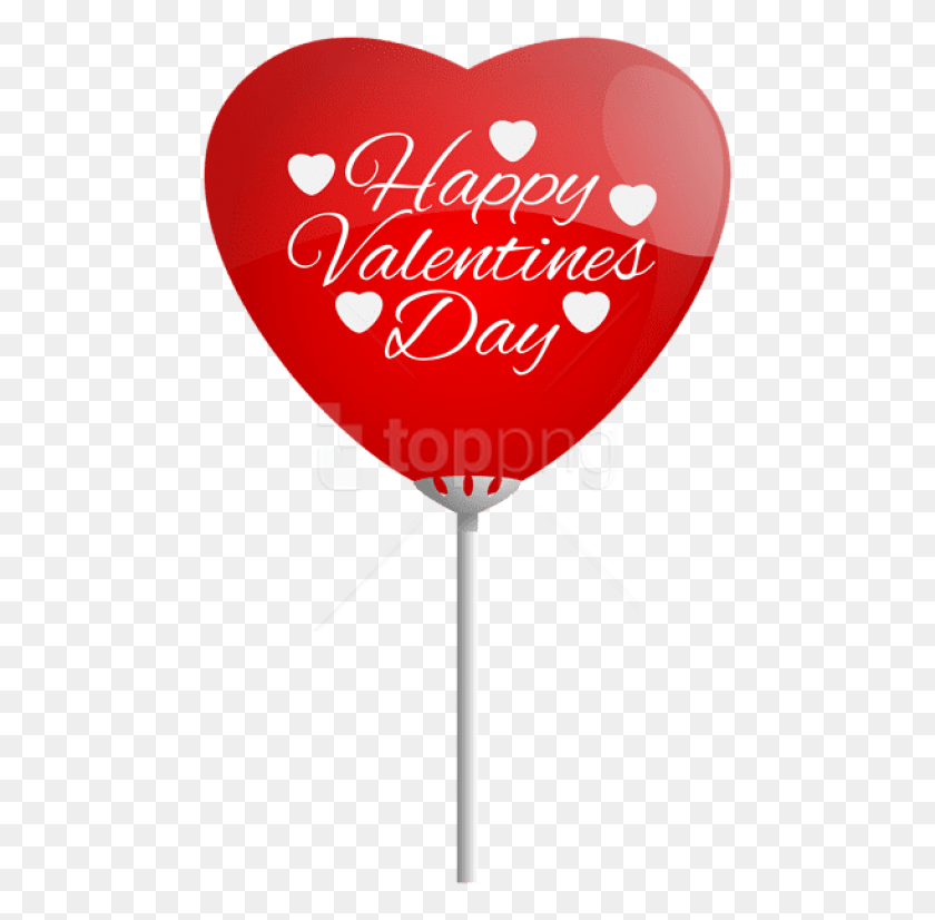 480x766 Png С Днем ​​Святого Валентина Воздушный Шар С Днем ​​Святого Валентина, Шар, Текст, Сердце Hd Png Скачать