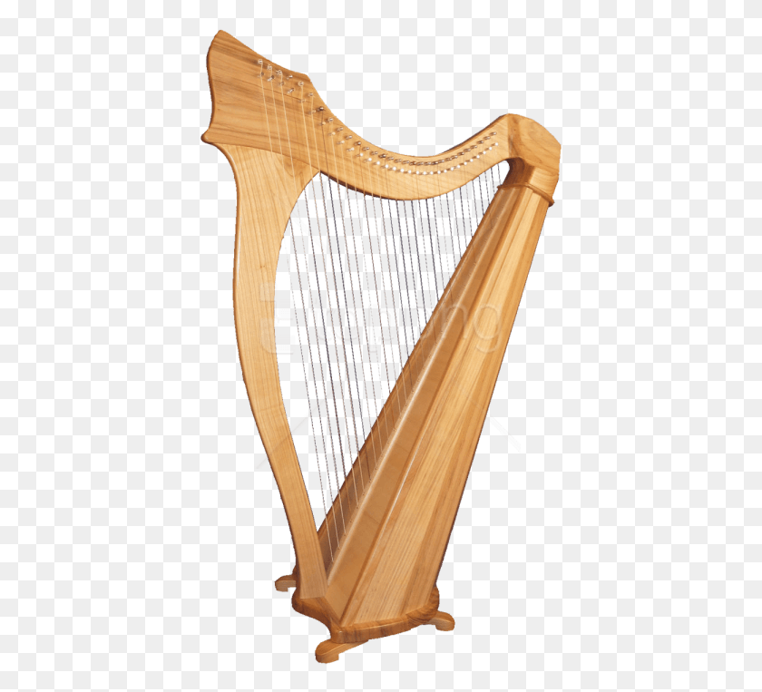 401x703 Free Harp Images Transparent Harpe Celtique, Musical Instrument, Crib, Furniture HD PNG Download