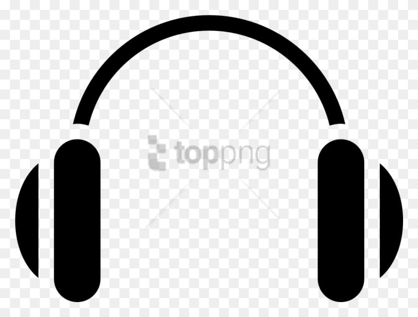 850x630 Free Headphones Icon Headset Icon Transparent, Label, Text, Stencil HD PNG Download